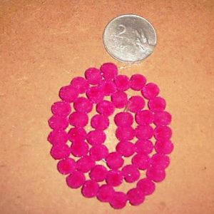 Velvet Beads - Rani Pink