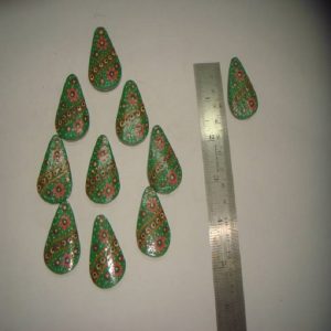 Painted Green Pendant