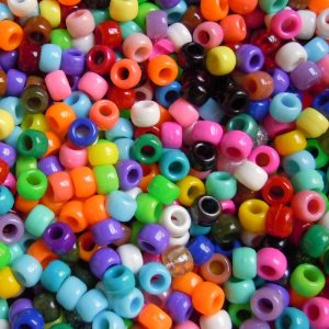 Pony Beads - Multi Colour