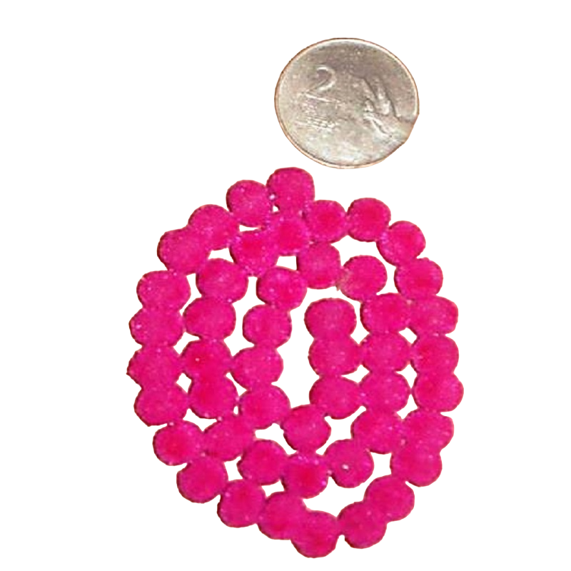 Velvet Beads - Rani Pink