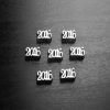 Antique Silver 2016 Year Metal Charm