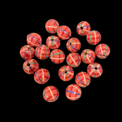 Painted Pink Beads