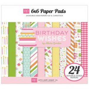 Birthday Wishes Pink Paper Pack
