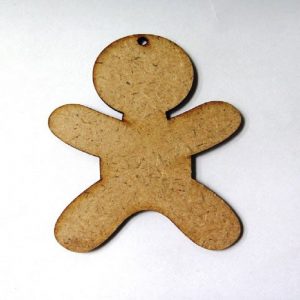 Gingerbread Man MDF Cutout