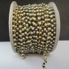 Pearl & Green Rhinestone Chain