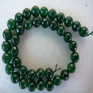 Bottle Green Agate Beads