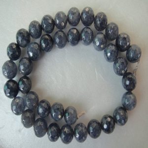 Ash Colour Agate Beads