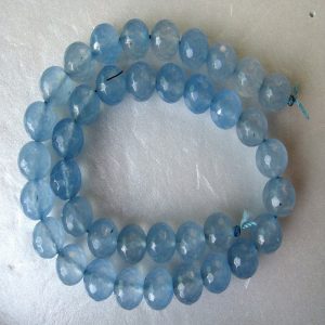 Baby Blue Agate Beads