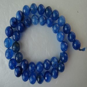 Ink Blue Agate Beads