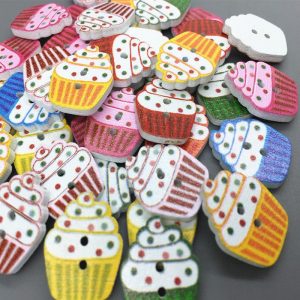 Cupcake Buttons