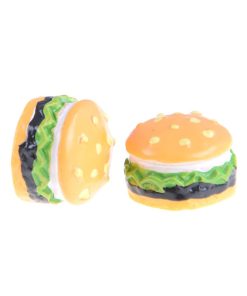 Miniature Hamburger Resin Embellishment
