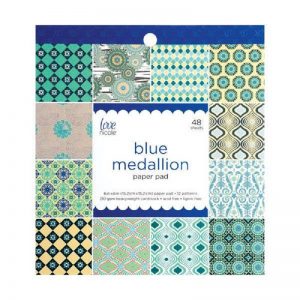 Blue Medallion Paper Pad