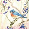 Bird In The Tree Decoupage Napkin