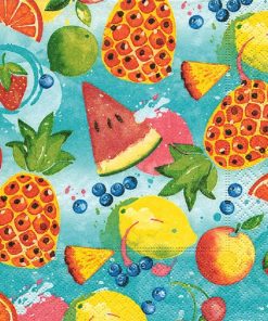 Tropical fruits Decoupage Napkin
