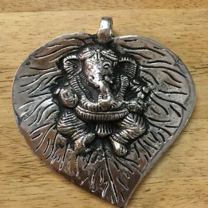 Ganesh With Leaf pendant