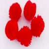 Cherry Red Yarn Pom Pom
