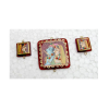 Square Tanjore Art Pendant