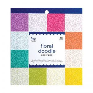 Floral Doodle Paper Pad