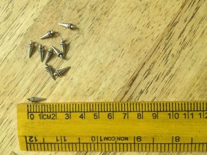 German Silver Spike Charms