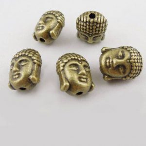 Antique Bronze Buddha Beads
