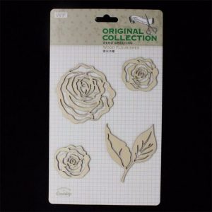 Original Collection Wooden Embellishments Pack - Flowers