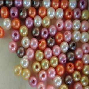 Mixed Colour Pastel Shades Glass Beads 