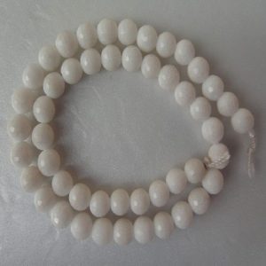 White Agate Beads