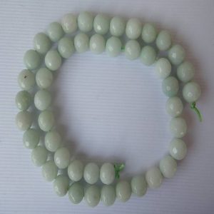 Pastel Green Agate Beads