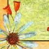 White Daisy Decoupage Napkin
