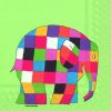 Elmer The Elephant Decoupage Napkin