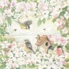 Bird House In Flower Tree Decoupage Napkin