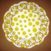 Smile Faces Printed Round Paper Doilies