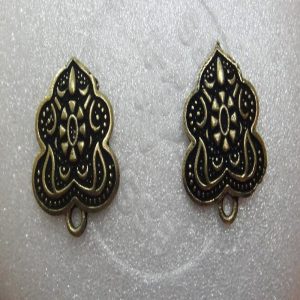 Antique Bronze Floral Earrings