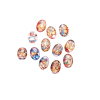 Teddy Bears Oval Glass Cabochon
