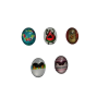 Glass Cabochons - Mustache