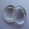 Round Transparent Flat Back Glass Cabochons 30 MM