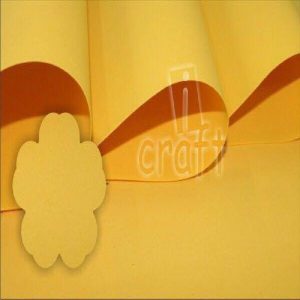 iCraft Flower Making Foam Sheets - Mango Yellow