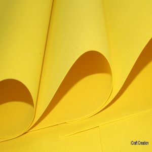 iCraft Flower Making Foam Sheets - Lemon Yellow
