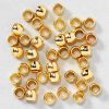 Gold Crimp Beads