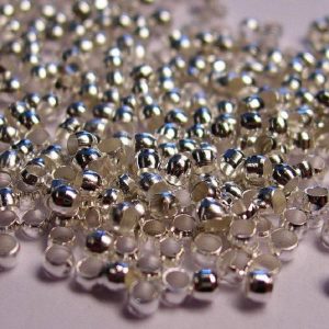 Silver Crimp Beads