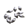Silver Brushed Dholki Beads