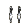 German Silver Long Drop Spacer Bead
