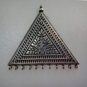 German Silver Triangle Shape Pendant