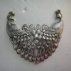 German Silver Peacock Pendant