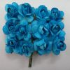 Small Plain Paper Flowers Baby Blue