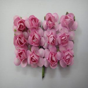 Small Plain Paper Flowers Baby Pink