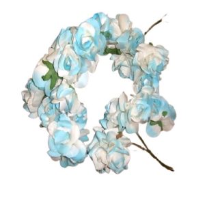 Paper Flowers Blue & White