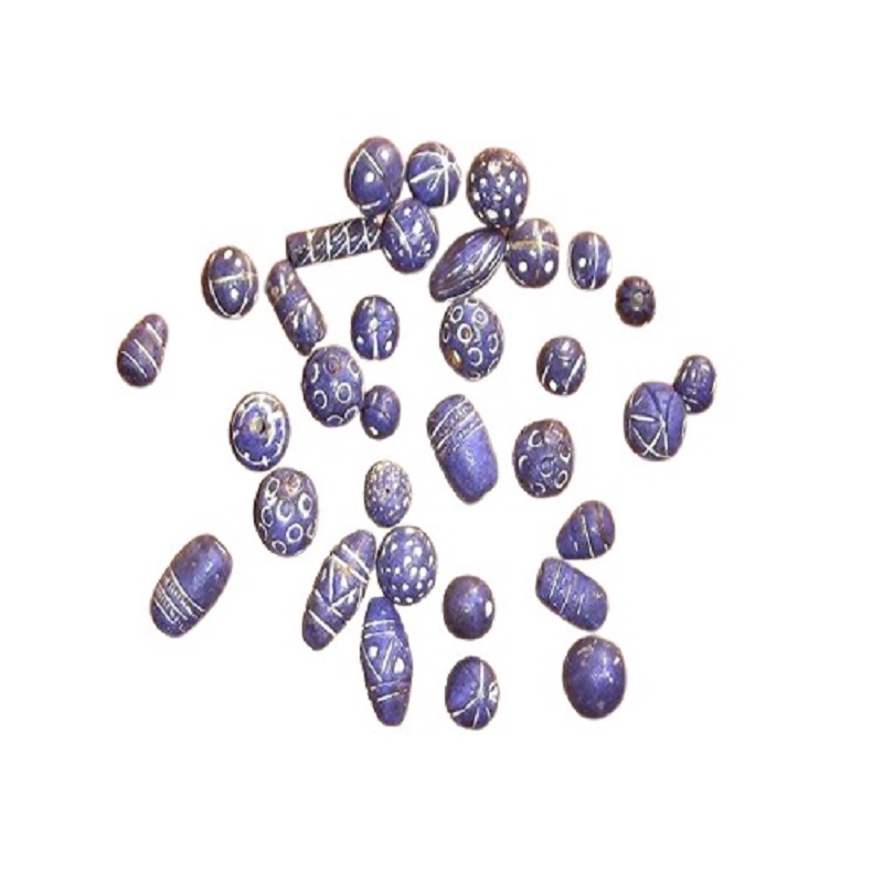 Purple Terracotta Clay Beads