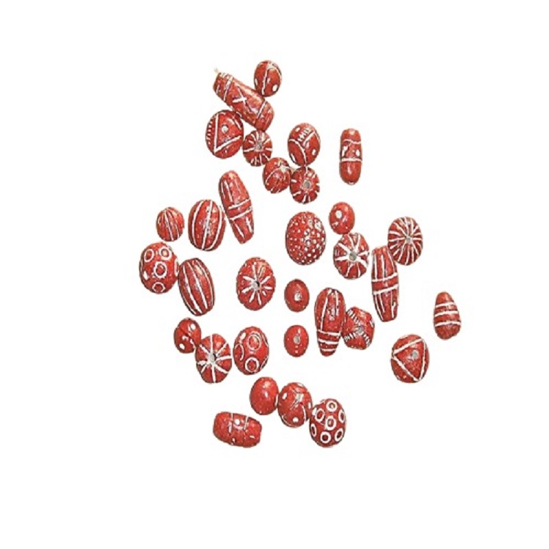 Red Terracotta Clay Beads