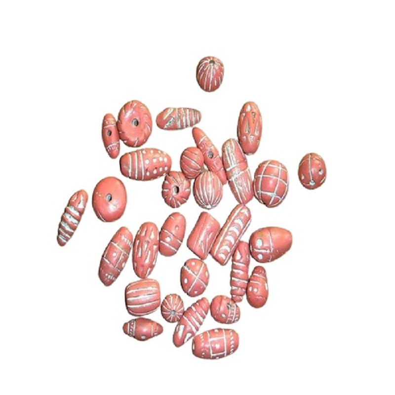 Pink Terracotta Clay Beads